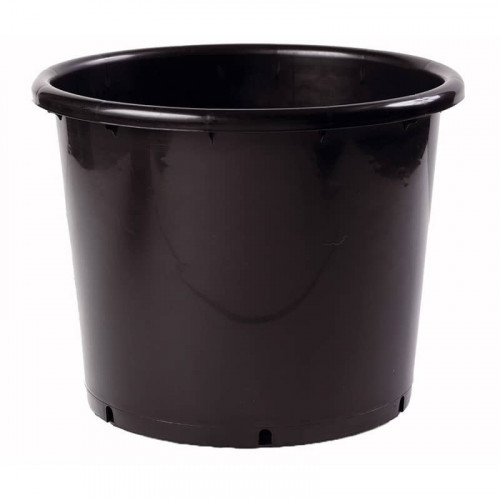 Black plastic online pots