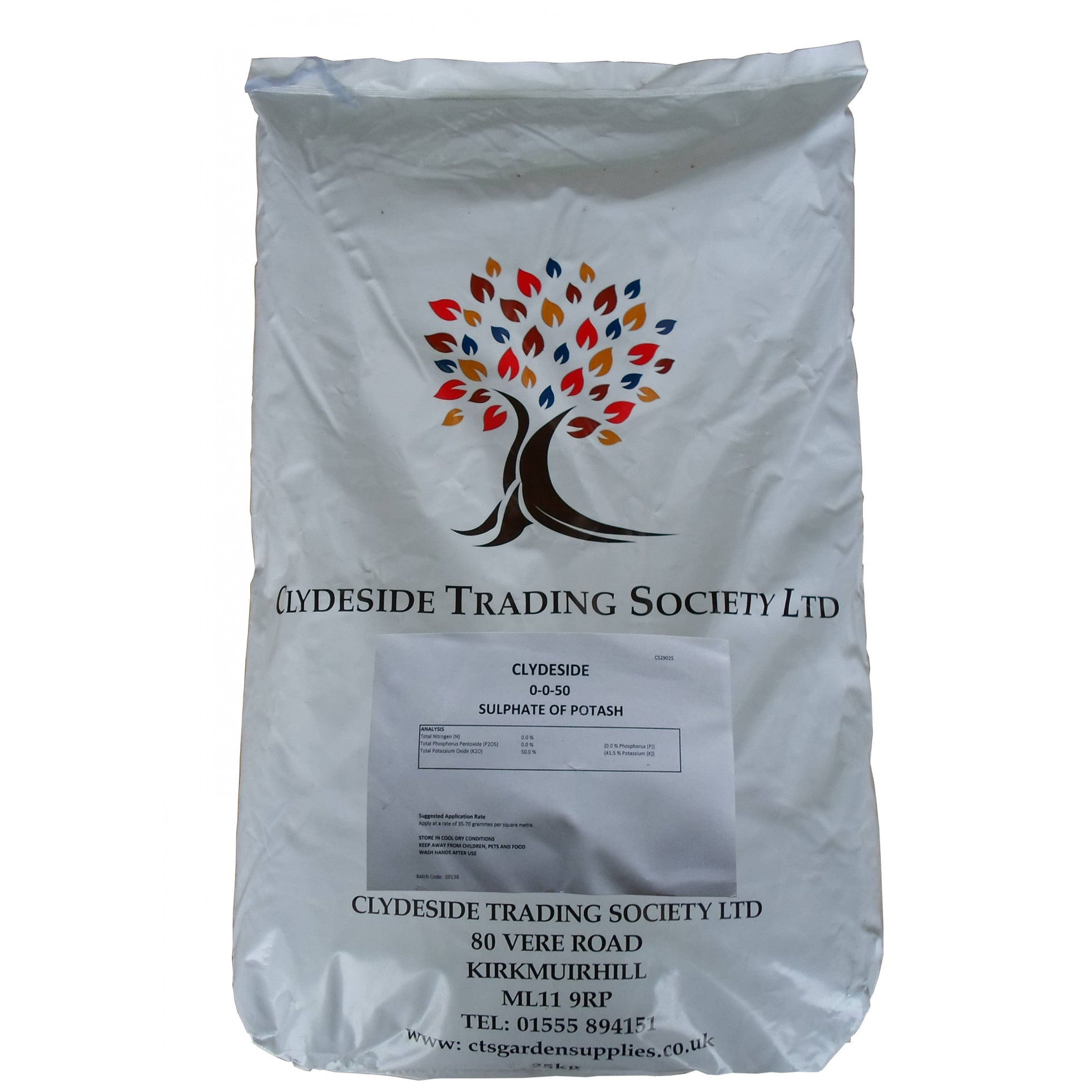 Cts Sulphate Of Potash 25kg 0219